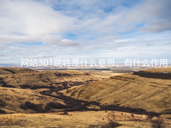 網(wǎng)站301跳轉(zhuǎn)是什么意思，有什么作用？